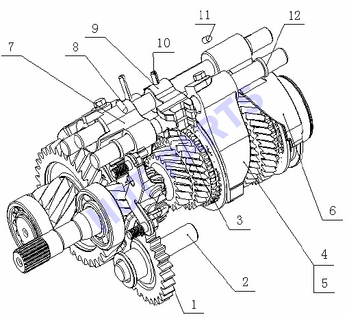 ЗАДНЯЯ ПЕРЕДАЧА S160G