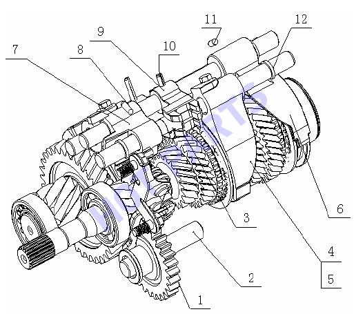 ЗАДНЯЯ ПЕРЕДАЧА S160